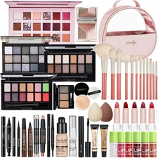 All in One Makeup Kit, Travel Makeup Kit, Makeup Gift Set, Makeup Kit for Women 