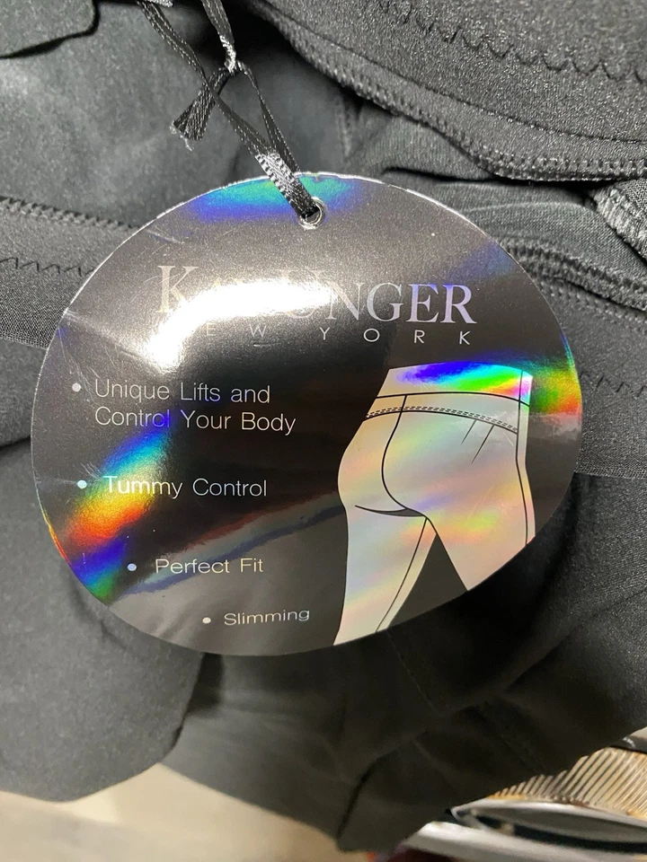 PANTALONES ADELGAZANTES KAY UNGER - NEGROS - TALLA XL - NUEVOS CON ETIQUETAS Foto 3 de 4