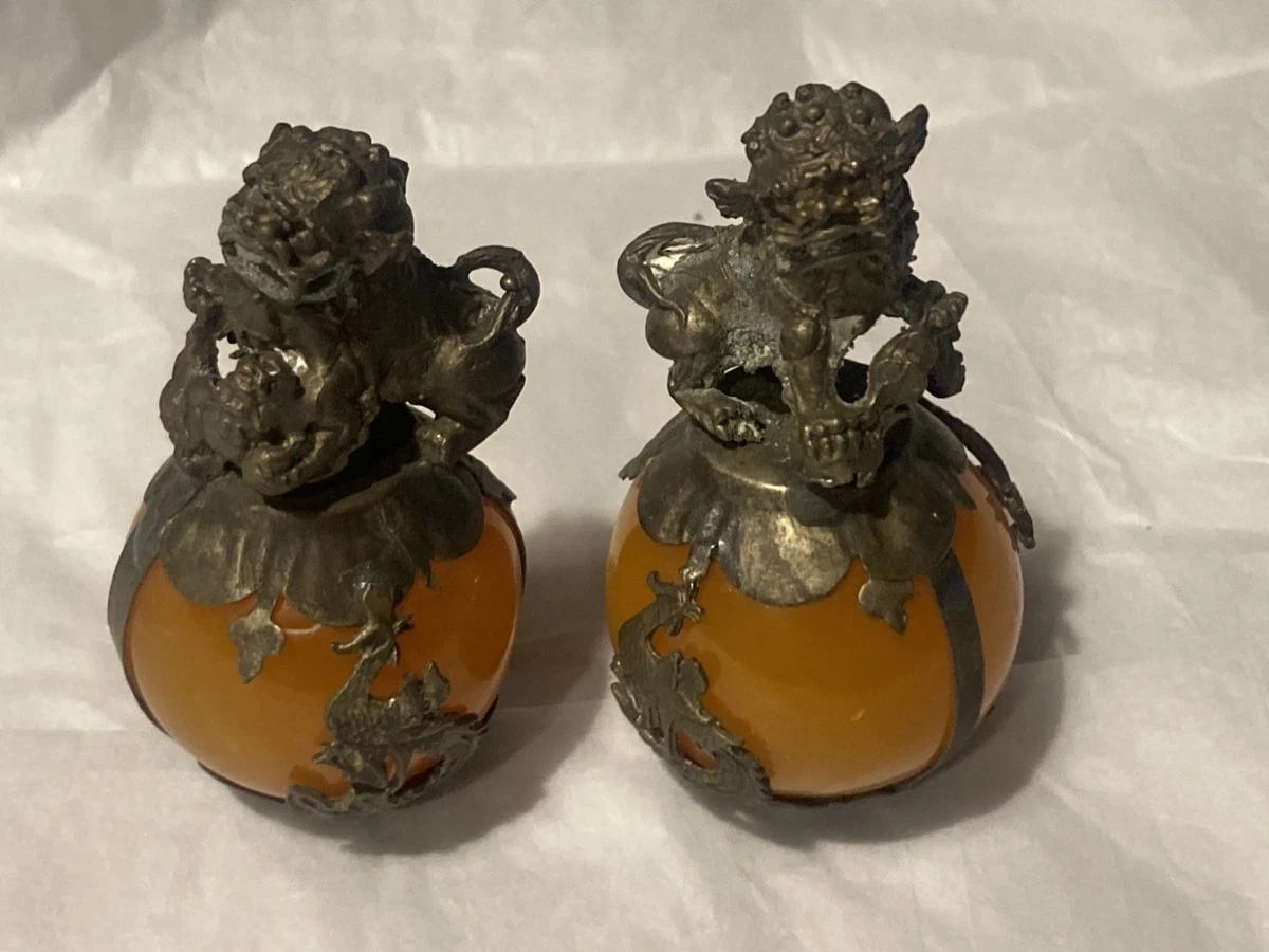 中国古董青铜狗雕像、雕像| eBay