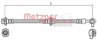 Bremsschlauch Vorne Links Metzger 4110131 Passend FÜR Nissan