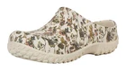 NEW Muck Boot Muckster Lite Light Gray/Floral Print Clog mule shoes women's 8 M