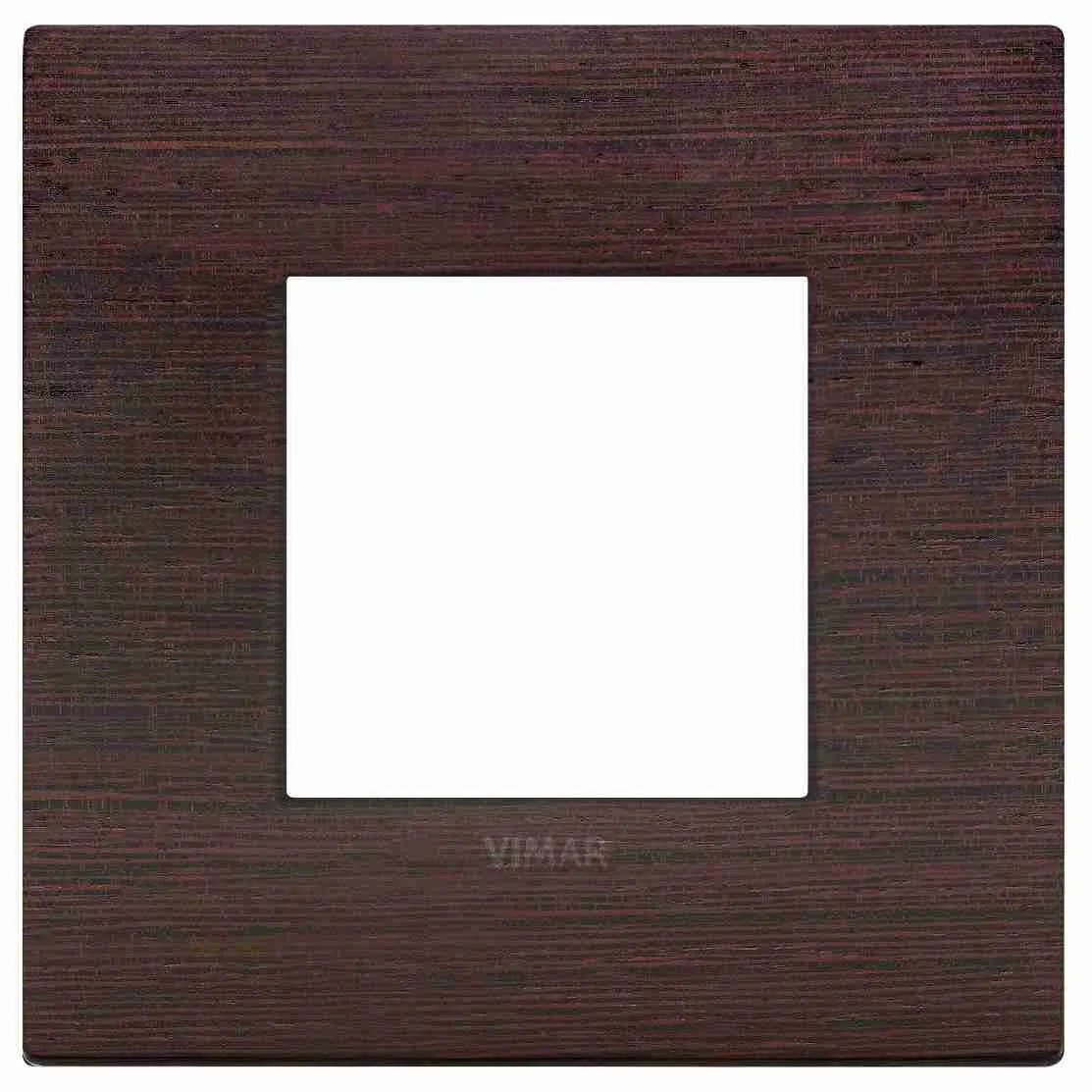 Placca Vimar 19642.41 Arke Classic 2 Posti Legno Wengé Naturale