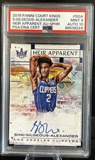 SHAI GILGEOUS-ALEXANDER POP 3 2018 COURT KINGS HEIR APPARENT ROOKIE AUTO 24/25