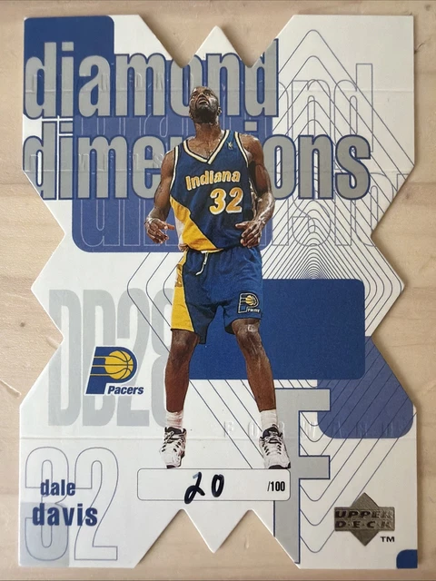 1997-98 Upper Deck Basketball - Diamond Dimensions - Dale Davis - #DD28 - /100