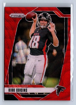 2024 Panini Prizm Kirk Cousins Red Wave /149 #10