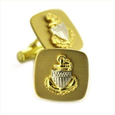 Vanguard COAST GUARD CUFF LINKS: E7 CPO
