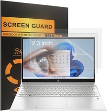 Matte Anti-Glare Screen Protectors for 17.3" HP Laptops - 3 Pack