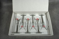 6x Malteserkreuz Aquavit Likör Gläser Stamper 2cl