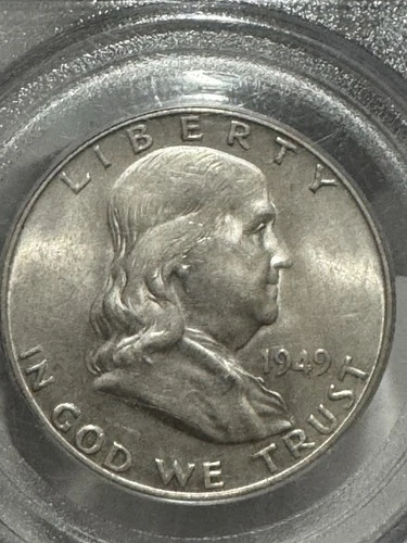 1949-s Franklin Half Dollar, Key Date, PCGS MS63, Free shipping