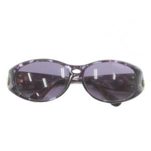 Yves Saint Laurent Purple Cell Frame Sunglasses Logo Gold Hardware Excellent thumbnail 9