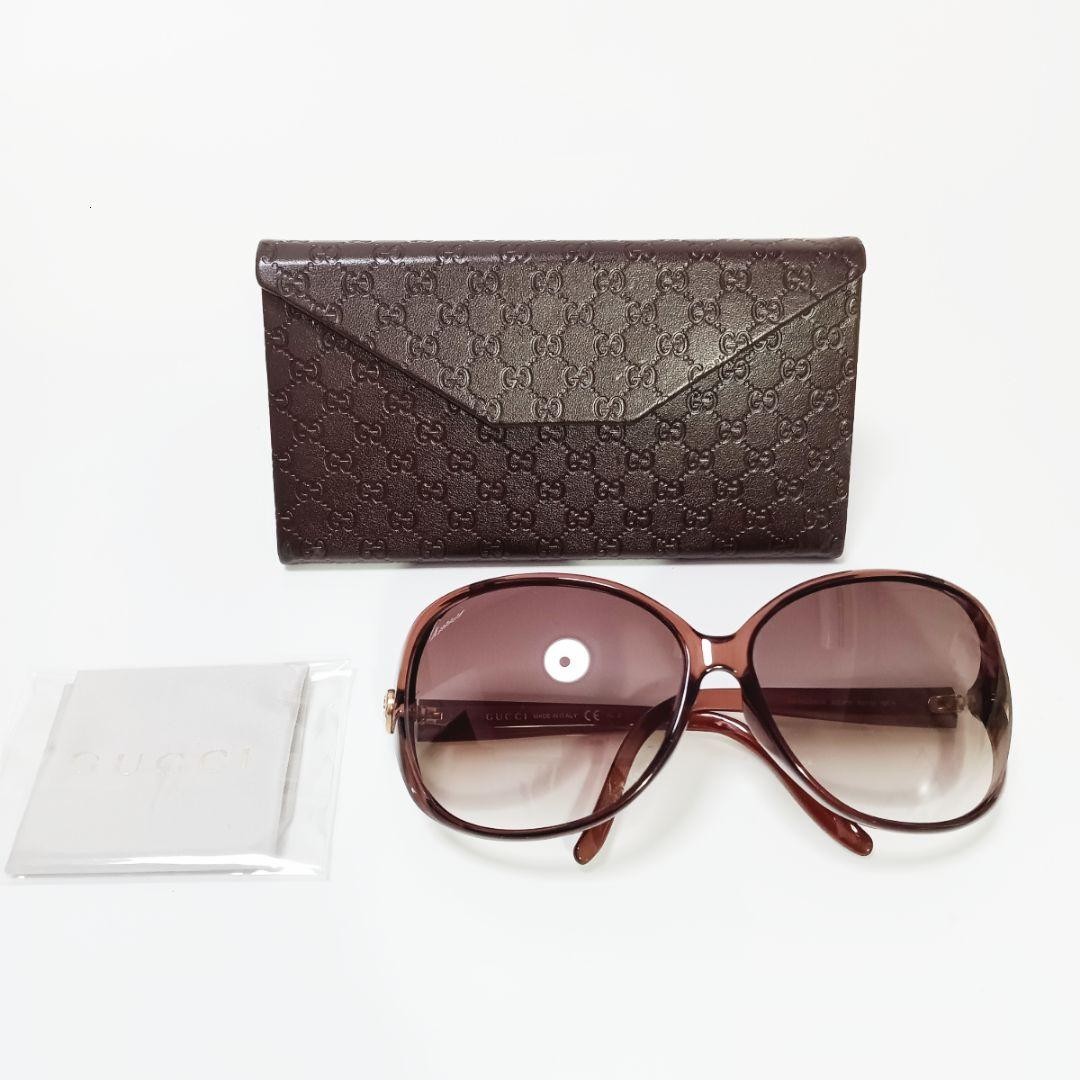 GUCCI（グッチ）のレディースサングラス「GG 3525/K/S」 Gucci GG 3525/K/S XGJFM Interlocking G Lovely Heart Sunglasses