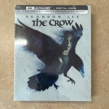 MIRAMAX The Crow 1994 4K Ultra HD 30th Anniversary Limited Edition Steelbook