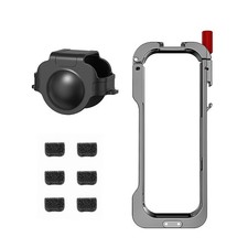New 1/4 screw port Protective Frame Case With Lens Cover Kit For Insta360 X5