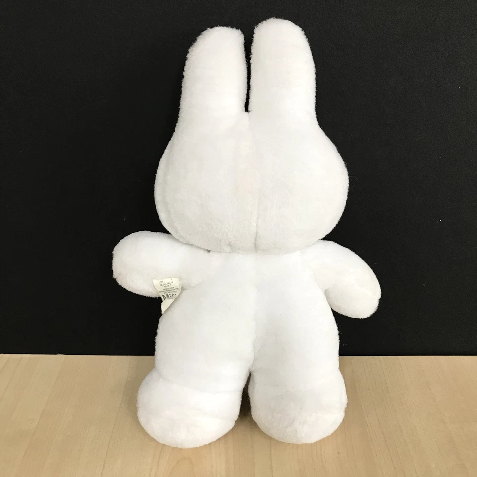 Miffy Soft Toy White Plush with Name on Foot Medium 29cm Vintage Mothercare - Image 3 of 4