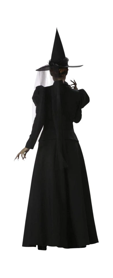 Nuevo Disfraz de Bruja Malvada Miserable Adulto Talla Pequeña Foto 2 de 4