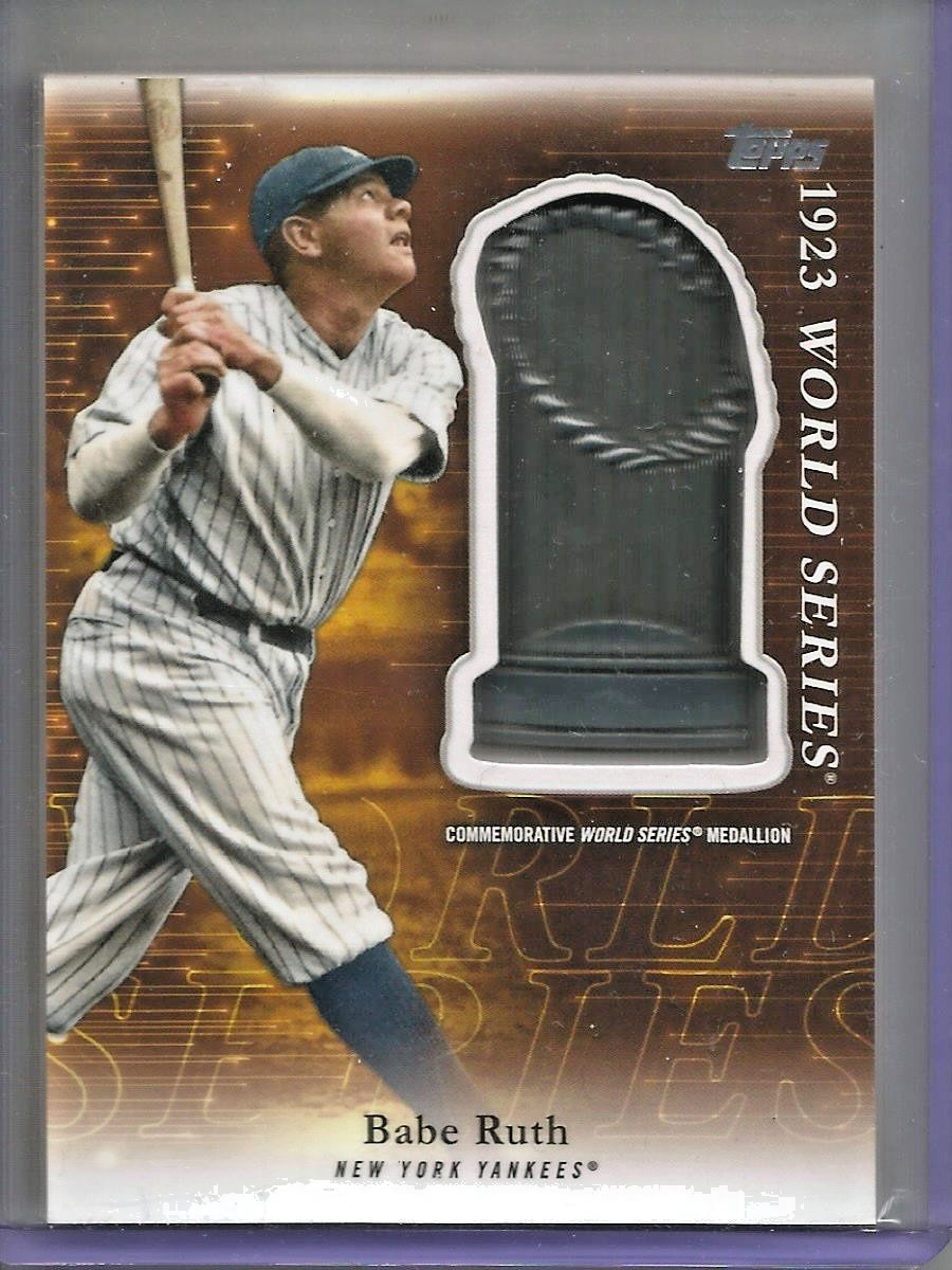 Babe Ruth 2023 Topps Commemorative 1923 World Series Medallion