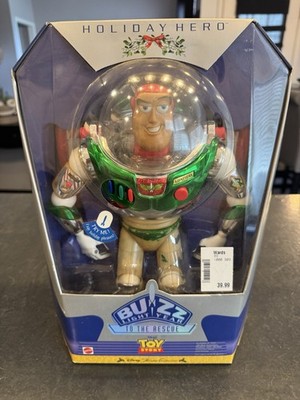 Vintage 1998 Mattel Buzz Lightyear Holiday Hero 12'' Action Figure New NIB