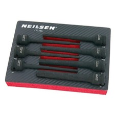 7PC HEAVY DUTY EXTRA LONG IMPACT HEX BIT SET 1/2IN DRIVE | 6586