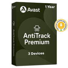 Avast AntiTrack Premium 2026  1 Year 3 Devices  Fast Delivery
