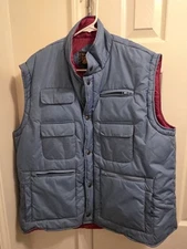 Men Branded Lion Vest, Blue like color, Size XL