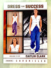 2025 Panini Caitlin Clark Chronicled Dress For Success Card-#63 Indiana Fever
