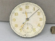RARE MENS BULOVA 10AH CHRONOGRAPH WRIST WATCH...