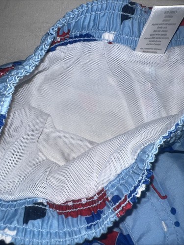 Gymboree sz 5T Fish Nautical Submarine Swim Shorts Swimwear Boardshorts - Picture 5 of 8
