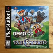 Tail Concerto PS1 Demo CD FACTORY SEALED SLUS-90060 Atlus NOT FOR RESALE