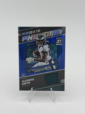 Panini 2021 Donruss Optic Rookie Phenoms Blue Prizm DeVonta Smith RP-5 Eagles