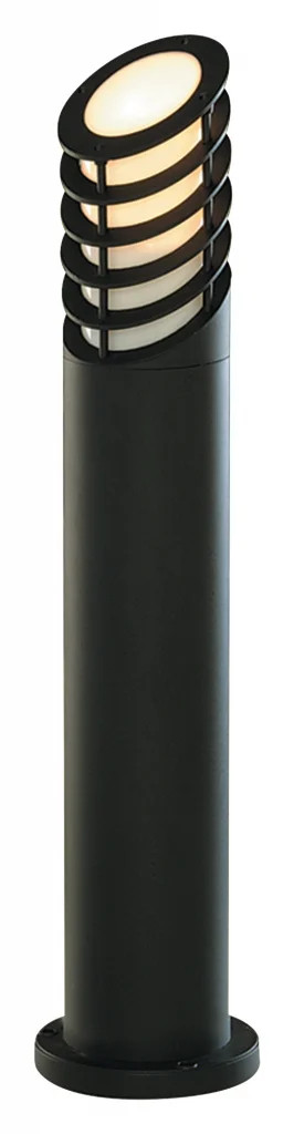 Outdoor Light Black Bollards Post 730mm Slanted Searchlight 1086-730