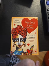 LOVE INNER GODDESS Oracle Card Deck + SATIN CLOTH & BAG Alana Fairchild NEW