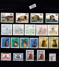 * PORTUGAL, GERMANY, DDR, FINLAND - MNH - ARCHITECTURE - MILLS