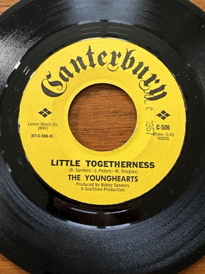#ad 7 INCH SINGLE NORTHERN SOUL The YOUNGHEARTS 45 Little Togetherness Beginning End $288.88