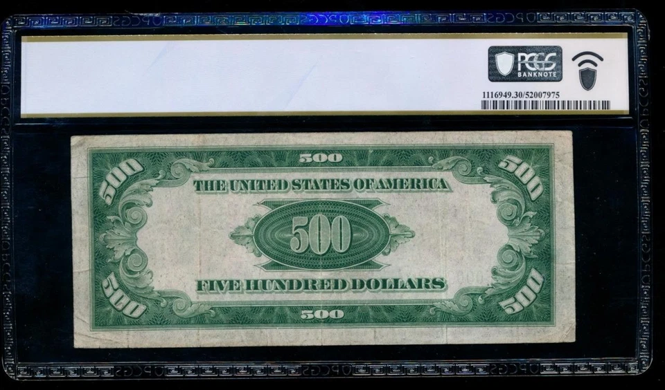 AC 1934A $500 FIVE HUNDRED DOLLAR BILL Richmond PCGS 30 - Image 2 of 2