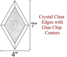 4x7 Diamond Bevels - GLUE CHIP 5