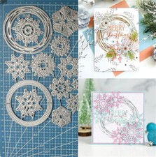 Metal Cutting Dies Snowflakes Scrapbooking Paper Craft Mould Blade Punch Stencil
