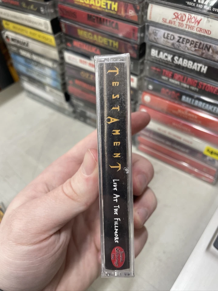 Testament Live At The Fillmore CASSETTE Tape 1995 Burnt Offerings RARE! NEW - Image 2 of 3