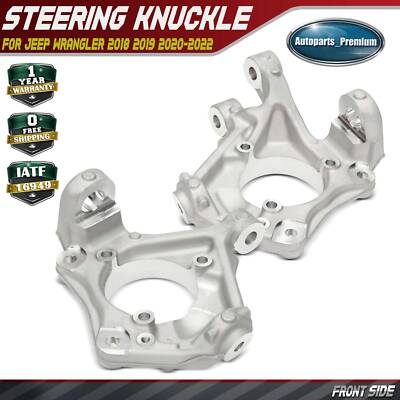 2x Front Driver & Passenger Side Steering Knuckle for Jeep Wrangler 2018-2022