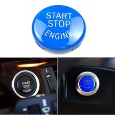 Blue Start Stop Engine Button Cover Parts fit For BMW 3 Series E90 2008-2011