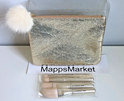 M.A.C スノーボール　ブラシキット　ゴールド NIB MAC Snow Ball Advanced Brush Kit ~ 460SE, 491SE, 570SE, 575SE