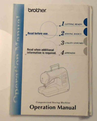 BROTHER NX 600 INSTRUCTION MANUAL / GUIDE / WORKBOOK | eBay