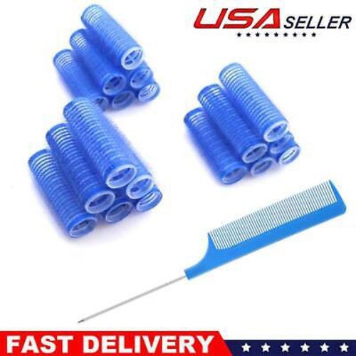 Hair Curlers Rollers, 18Pcs Hair Rollers Hair Curlers Self Grip Holding Rollers