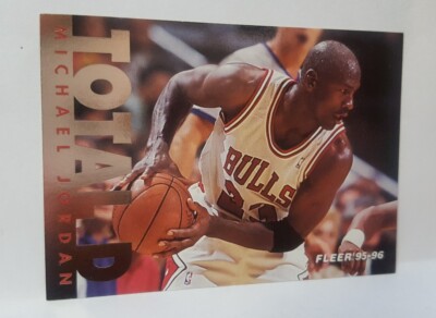 1995-96 Fleer TOTAL D Michael Jordan Insert #3 of 12 Chicago Bulls