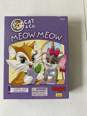 HABA game cat and co. meow meow game made in Germany