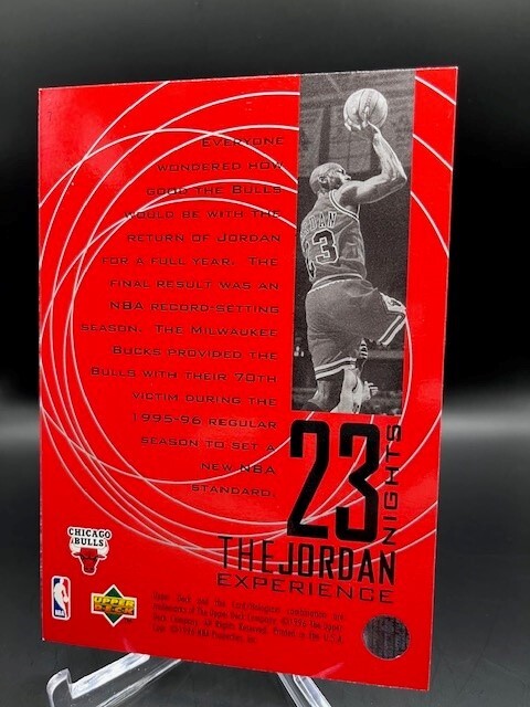 upper deck 23 nights the jordan experience JUMBO CARDS | eBay