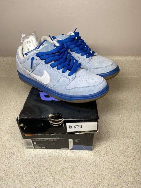 Size 8 - Nike SB Dunk Low Pro Border Blue 2007 for sale online | eBay