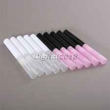 Bálsamo labial portátil de 5 ml transparente vacío blanco brillo labial frasco botella bálsamo labial contenedor