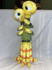 Disney Store Monsters Inc University Terry and Terri 15" Plush Two Headed Toy