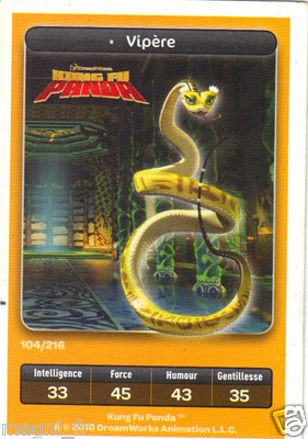 Karte Carrefour Dreamworks Nr. 104/216 - Viper - Kung Fu