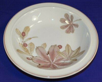 WEDGWOOD CHESTNUT RIMMED SOUP / CEREAL BOWL OVEN-TABLE-DISHWASHER ENGLAND